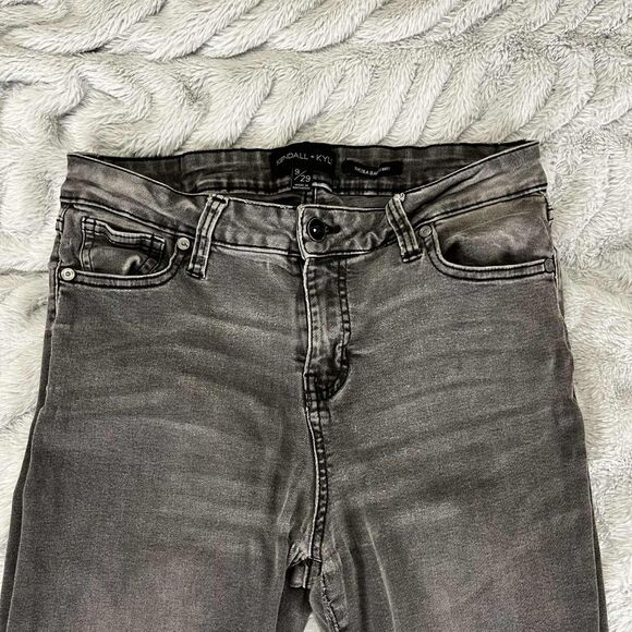 Kendall + Kylie Jeans Women 9/29 Ultra Babe Skinny Faded Black Stretch Denim - Picture 3 of 10